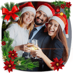 Amazoncom Merry Christmas Photo Frame Montage - Xmas Dress Code Christmas Party Png