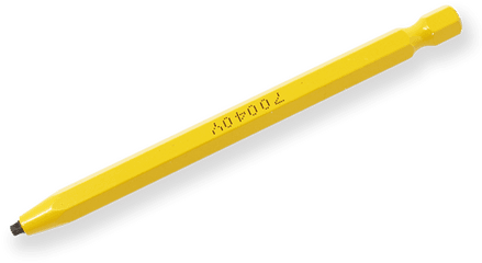 0 Yellow Robertson Square Bit - Marking Tool Png