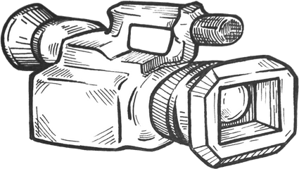 Download Hd Camera - Video Camera Sketch Png Transparent Png Video Camera Sketch Png