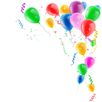 Toy Color Balloon Decoration Vector Confetti - Free PNG