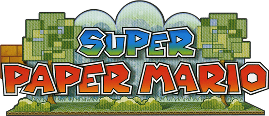 Download Super Paper Mario Png Image With No Background - Super Paper Mario Title
