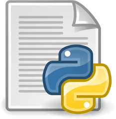 Text - Python Script Icon Png