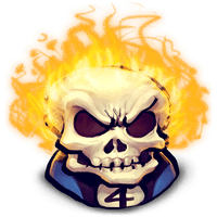 Ghost Rider Face File - Free PNG