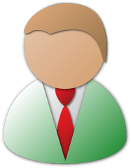 Business Person Vector Icon - Powerpoint Person Clip Art Png