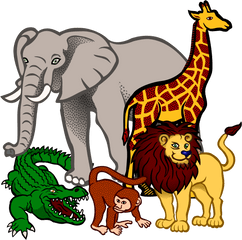 Animal Cliparts Download Free Clip Art - African Animals Clipart Png