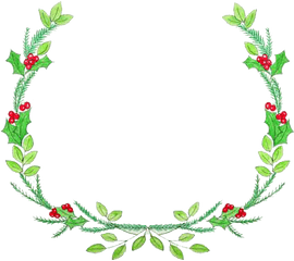 Christmas Wreath Png Transparent Image - Guirnalda Floral NavideÃ±a Png