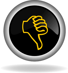 Thumb Down Button Icon - Free Image On Pixabay Cons And Pros Png