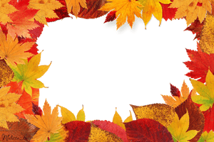 Autumn Leaf Frame - Free PNG