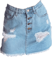 Skirt - Denim Skirt Transparent Background Png