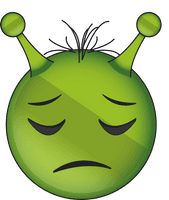 Alien Emoji Face Download HD - Free PNG