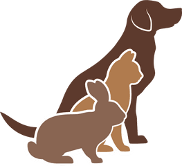 Pets - Dog Cat Rabbit Guinea Pig Mouse Silhouette Full Silhouette Dog And Cat Png