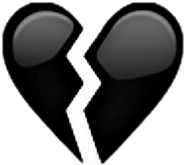 Library Of Sad Heart Jpg Transparent Stock Png Files - Broken Heart Emoji Png