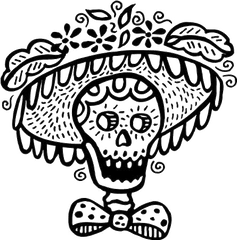 Download Hd Day Of The Dead Parade - Dia De Los Muertos Clipart Png