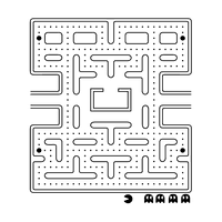Square Madness Pacman Ms Maze Party Angle - Free PNG