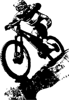 Mountain Bicycle Tattoo Cross Bike Cycling Biking - Free PNG