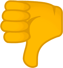 Thumbs Up Emoji Png Emojipedia - Thumbs Down Emoji Transparent