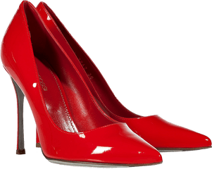 Download Hd Sergio Rossi Flamenco Red - Transparent Stilettos Png