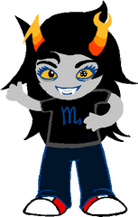 Vriska Transparent Homestuck Scorpio - Cartoon Png