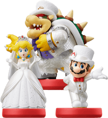 Download Nintendo Amiibo - Bowser With White Hat Png