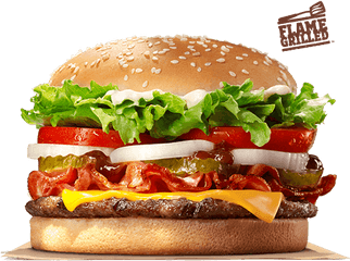 Pin - Burger King Whopper With Cheese Png