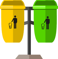 Vector Trash Can Garbage HD Image Free - Free PNG