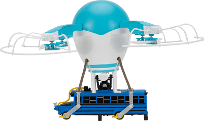 Epic Games And Jazwares Reveal Battle Bus Fortnite Drone - Fortnite Battle Bus Drone Png