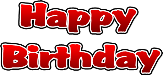 Happy Birthday Png All - Clip Art