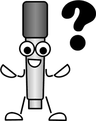 Mic Asking A Question Vector Clip Art Png Microphone Clipart Transparent