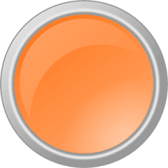 Download A Shiny Light Orange Button - Circle Png