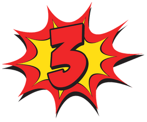 Superhero Number 5 Birthday Cake Kayd - Pow Png