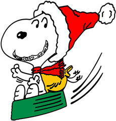 Snoopy Christmas Fleece Blanket For - Fictional Character Png