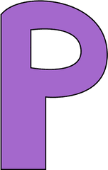Letters Clipart Transparent - Letter P In Capital Png
