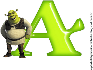 Shrek Alphabeto Png - Shrek Png Transparent