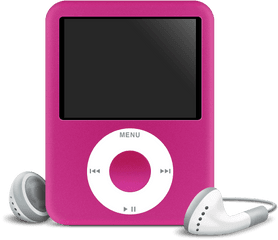 Pink Ipod Music Player Png Image 5265 - Ipod Music Player Png