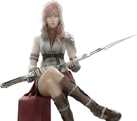 Final Fantasy Free Png Image - Lightning Final Fantasy 7