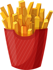 Food Clipart Kid Transparent Free For Download - French Fries Clipart Transparent Png