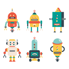 Vector Euclidean Robotics Robot Icon Free Clipart HQ - Free PNG