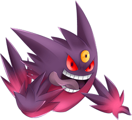 Download Shiny Mega Gengar PokÃ©dex - Mega Gengar Png