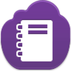 Notepad Icon - Vertical Png