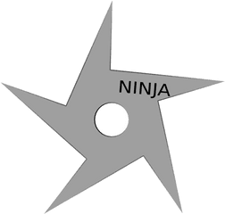 Ninja Star Template Pdf - Chinese Throwing Stars Template Png