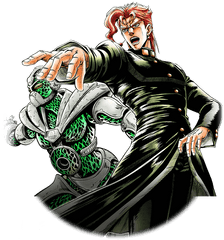 Noriaki Kakyoin Bonus - Kakyoin And Hierophant Green Png