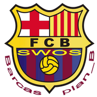 League Liga La Text Barcelona Fc Yellow - Free PNG