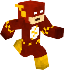 The Flash Nova Skin - Minecraft The Flash Png