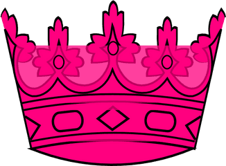 Pink Crown Clip Art - Magenta Crown Png