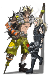 Junkrat - Mei Overwatch Girls Fanart Png