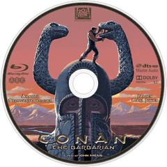 Download Hd Conan The Barbarian Bluray Disc Image - Conan Crom Conan Png