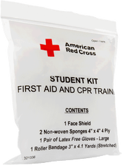 First Aid And Cpr Combination Training Kit With No Splint Pk100 - Flag Png