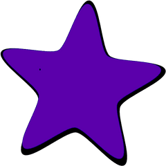 Download Colorful Stars Clipart Png - Purple Star Purple Star Clipart