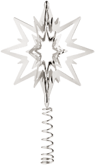 Top Star Christmas Tree Hanging Ornament - Georg Jensen Top Star Png