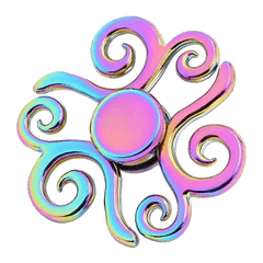 Rainbow Fidget Spinner Png Image With - Fidget Spinners Cool Designs